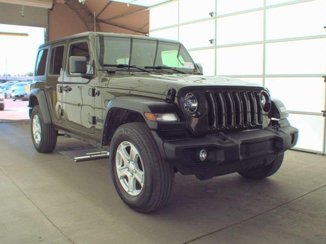 used 2022 Jeep Wrangler Unlimited car, priced at $27,554