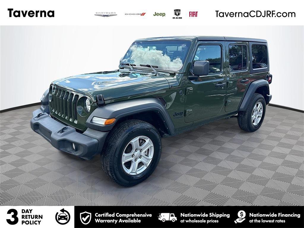 used 2022 Jeep Wrangler Unlimited car, priced at $27,108
