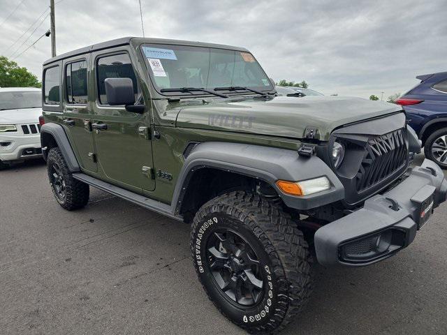 used 2021 Jeep Wrangler car, priced at $27,694