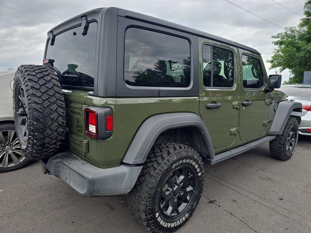 used 2021 Jeep Wrangler car, priced at $27,694