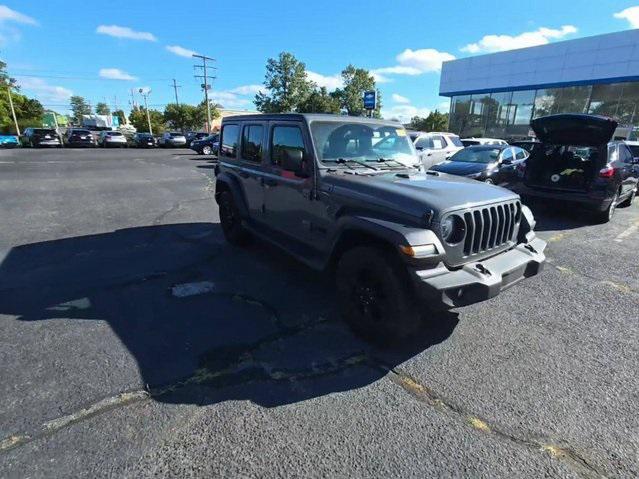 used 2021 Jeep Wrangler Unlimited car, priced at $15,262