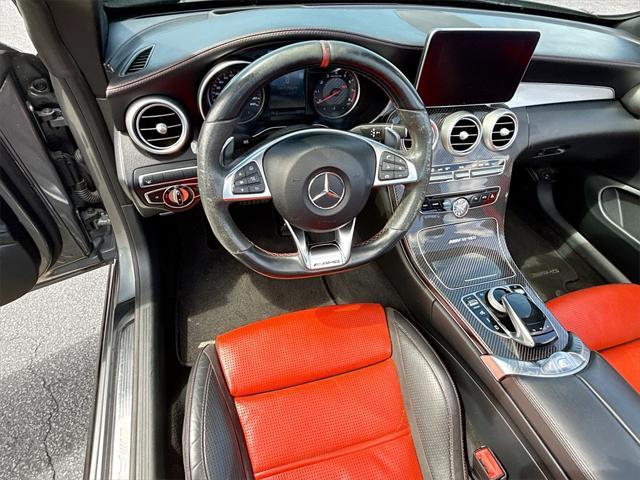 used 2018 Mercedes-Benz AMG C 63 car, priced at $35,317