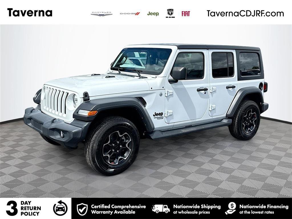 used 2021 Jeep Wrangler Unlimited car, priced at $25,007