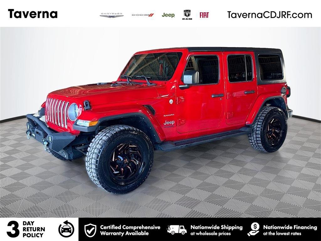 used 2021 Jeep Wrangler Unlimited car, priced at $25,853