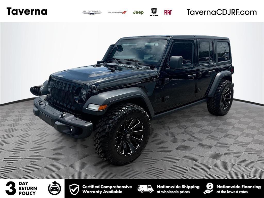 used 2021 Jeep Wrangler Unlimited car, priced at $25,531