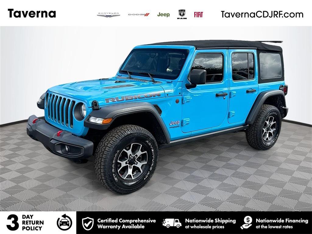 used 2021 Jeep Wrangler Unlimited car, priced at $24,522