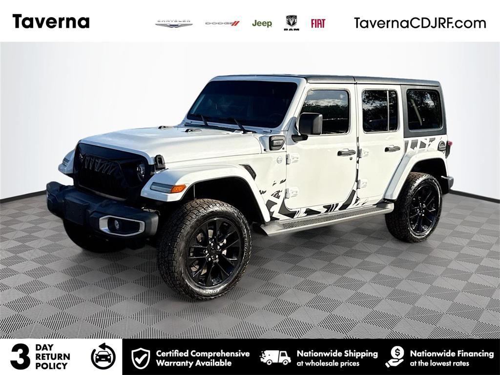used 2021 Jeep Wrangler Unlimited 4xe car, priced at $24,235