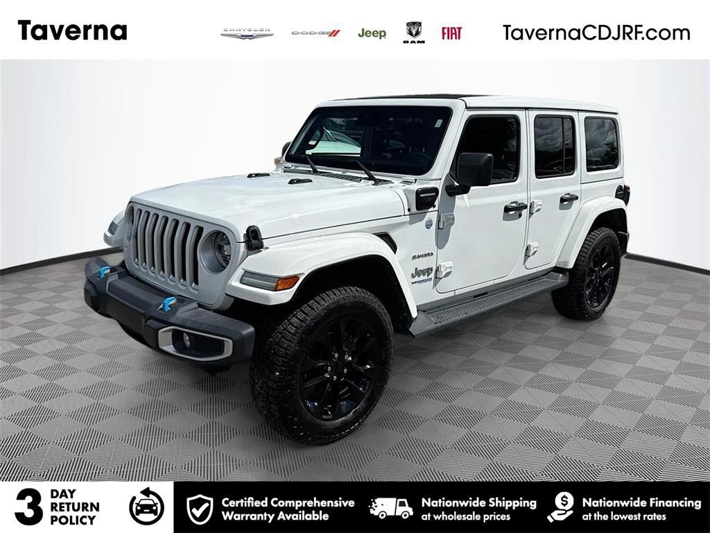 used 2022 Jeep Wrangler Unlimited 4xe car, priced at $30,754