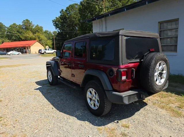 used 2021 Jeep Wrangler Unlimited car, priced at $20,555