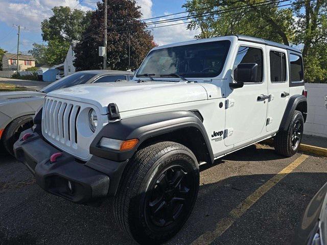 used 2021 Jeep Wrangler Unlimited car, priced at $21,209