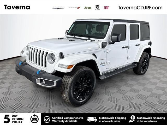 used 2022 Jeep Wrangler Unlimited 4xe car, priced at $28,387