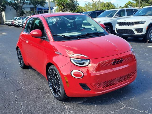 new 2024 FIAT 500e car, priced at $29,193