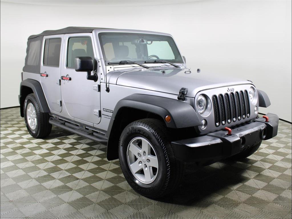used 2018 Jeep Wrangler JK Unlimited car, priced at $19,009