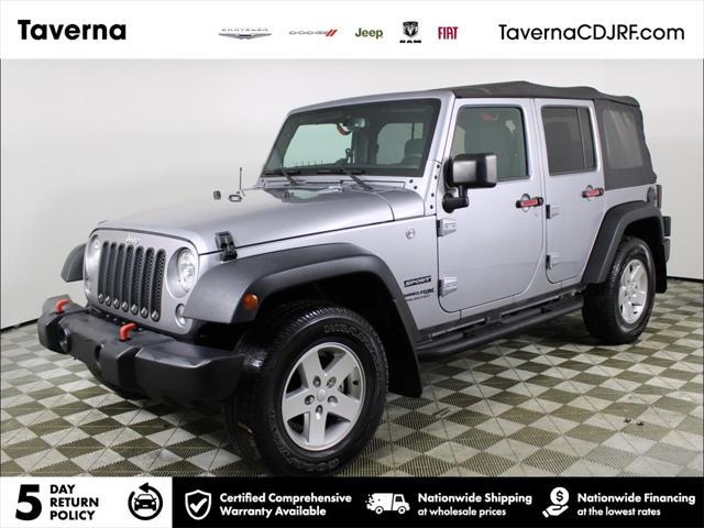 used 2018 Jeep Wrangler JK Unlimited car, priced at $20,733