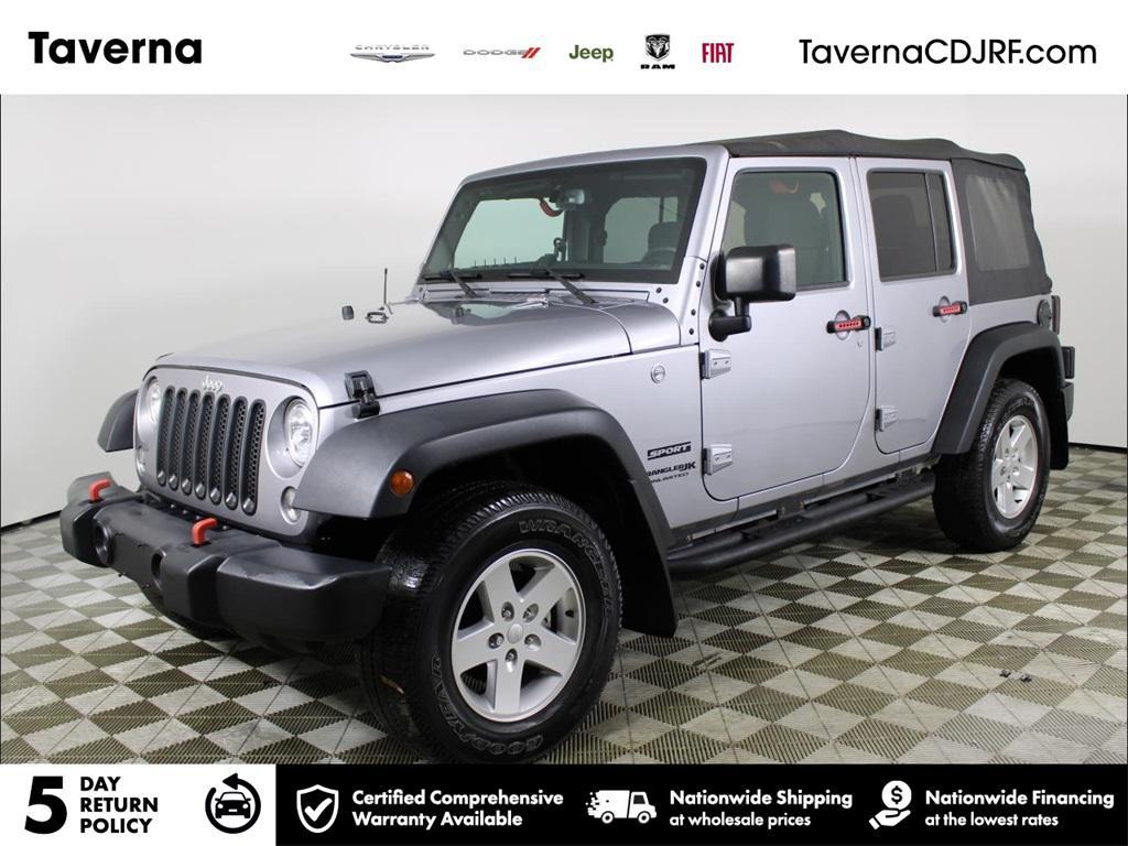 used 2018 Jeep Wrangler JK Unlimited car, priced at $19,009
