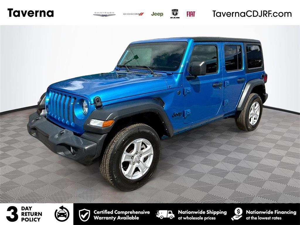 used 2022 Jeep Wrangler Unlimited car, priced at $25,186