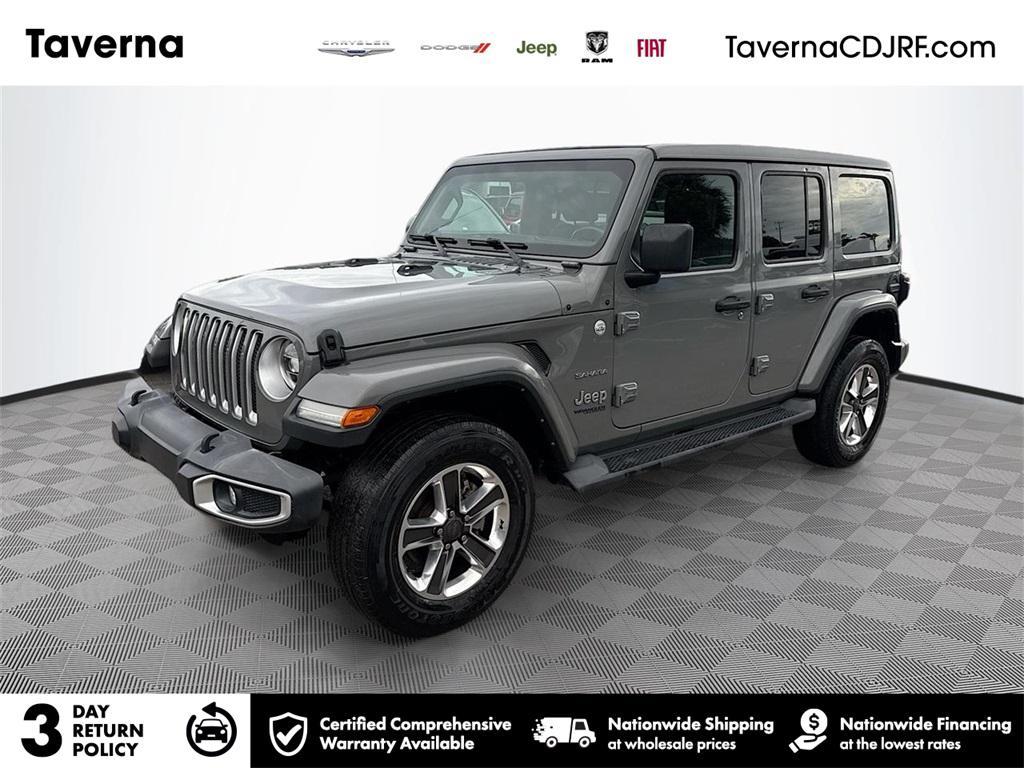used 2021 Jeep Wrangler Unlimited car, priced at $24,756