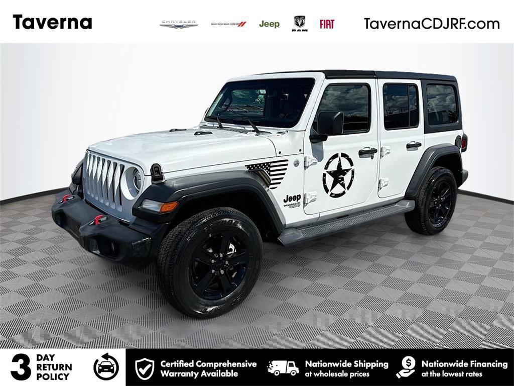 used 2021 Jeep Wrangler Unlimited car, priced at $20,477