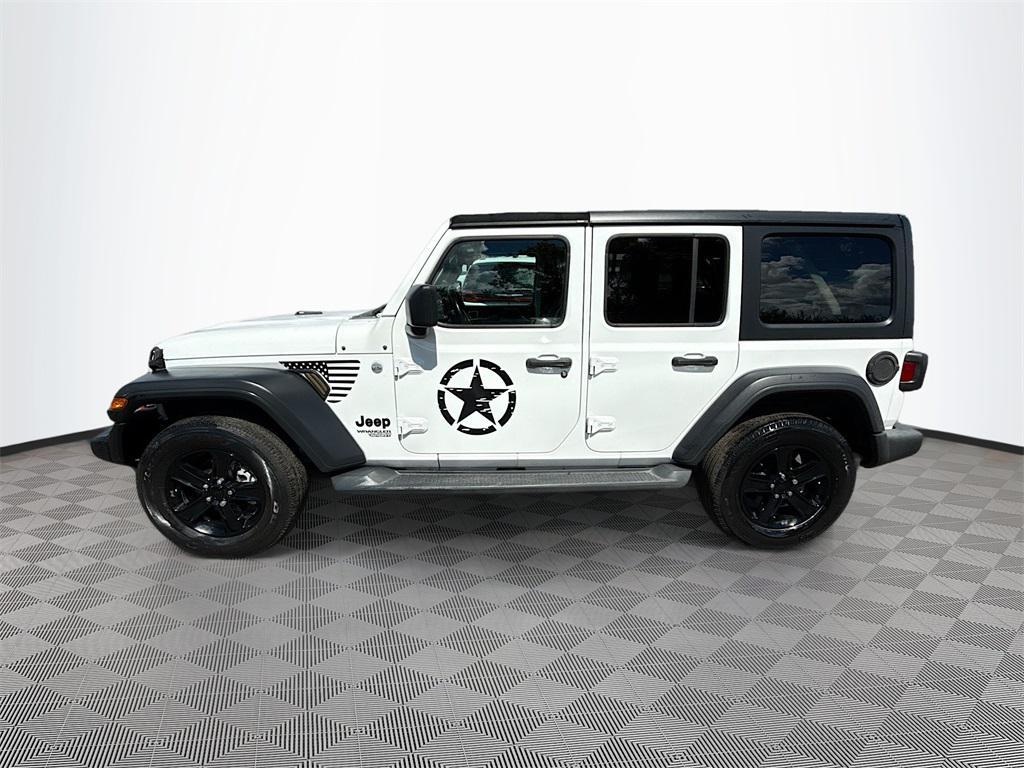 used 2021 Jeep Wrangler Unlimited car, priced at $20,246