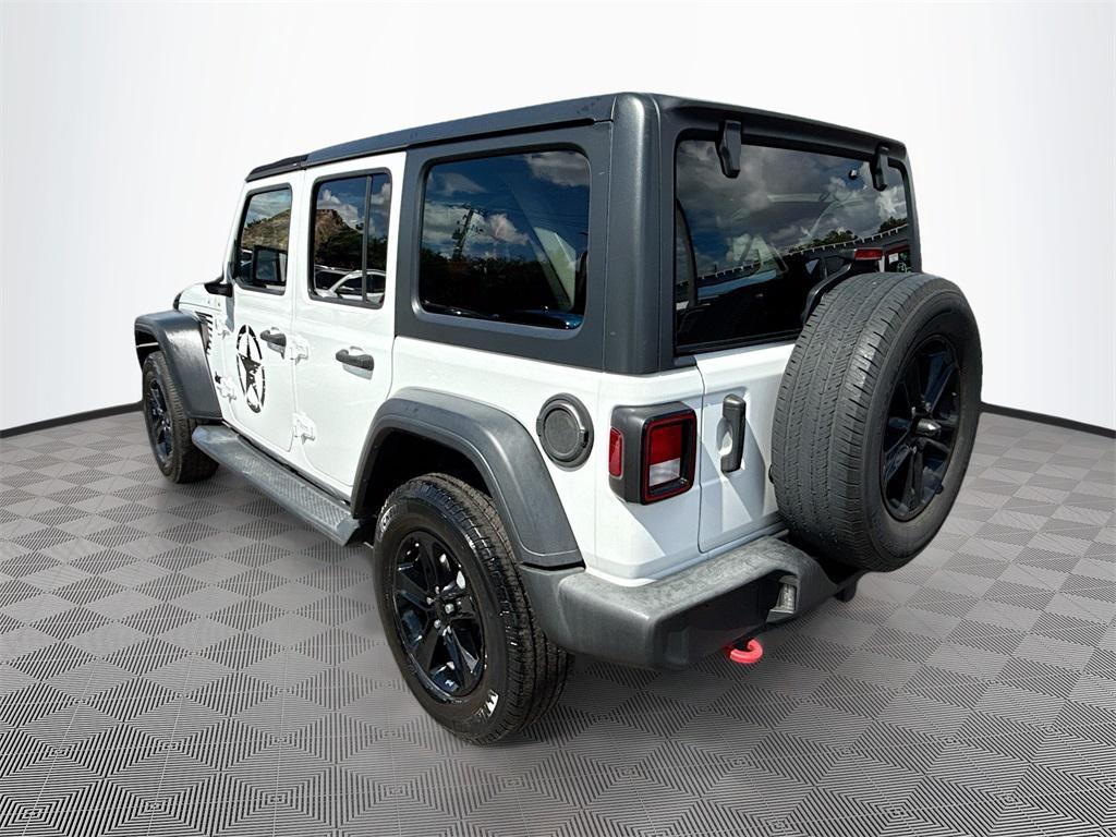 used 2021 Jeep Wrangler Unlimited car, priced at $20,246