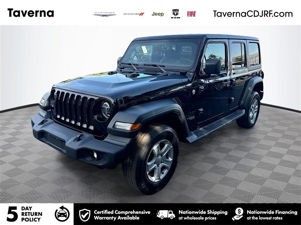 used 2021 Jeep Wrangler Unlimited car, priced at $26,213