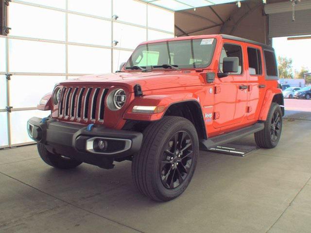 used 2022 Jeep Wrangler Unlimited 4xe car, priced at $30,719