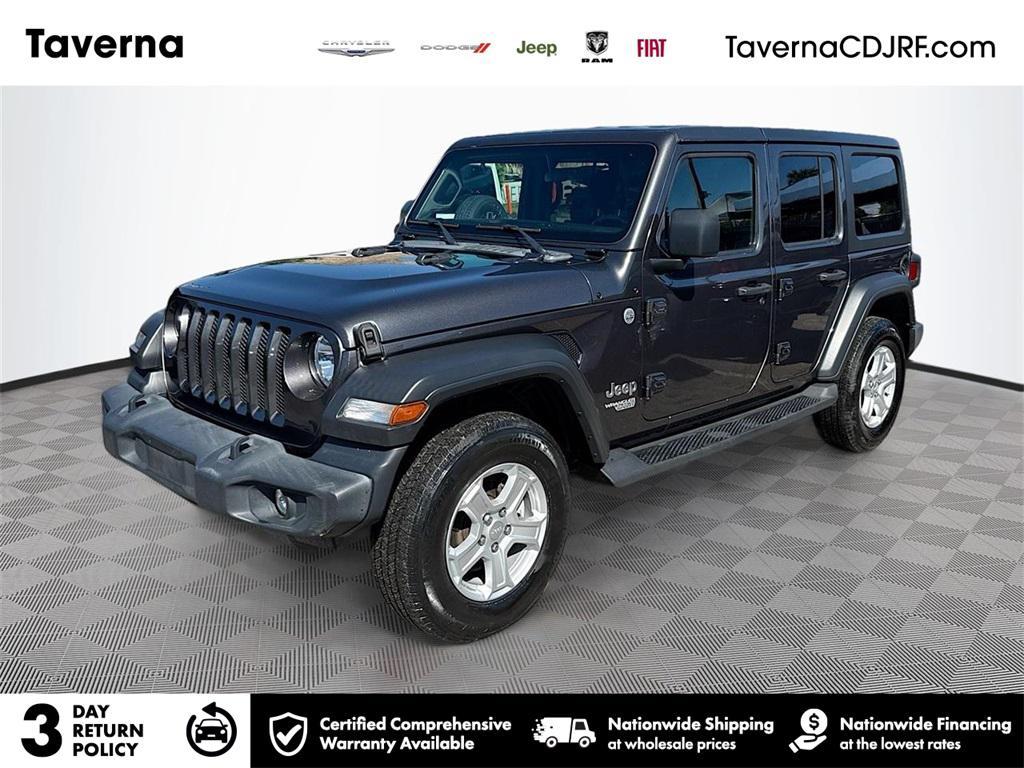 used 2021 Jeep Wrangler Unlimited car, priced at $25,783