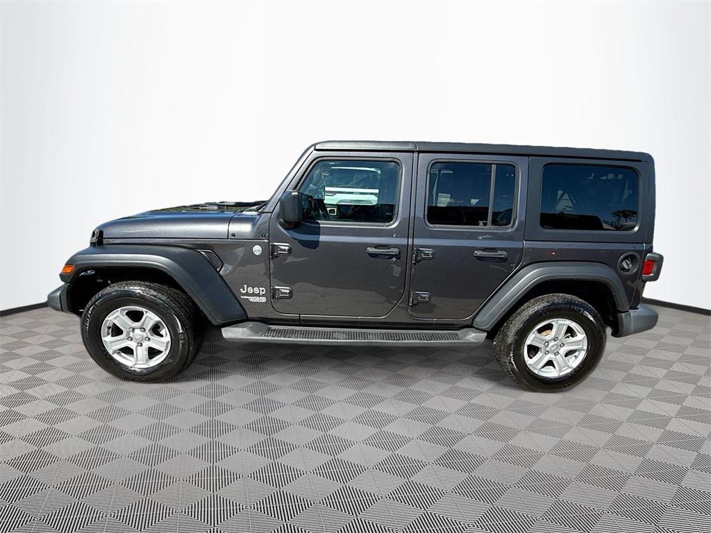used 2021 Jeep Wrangler Unlimited car, priced at $25,783