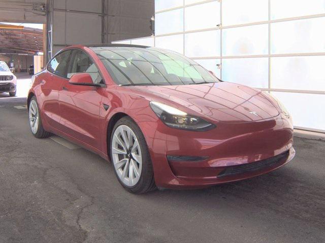 used 2022 Tesla Model 3 car, priced at $15,360