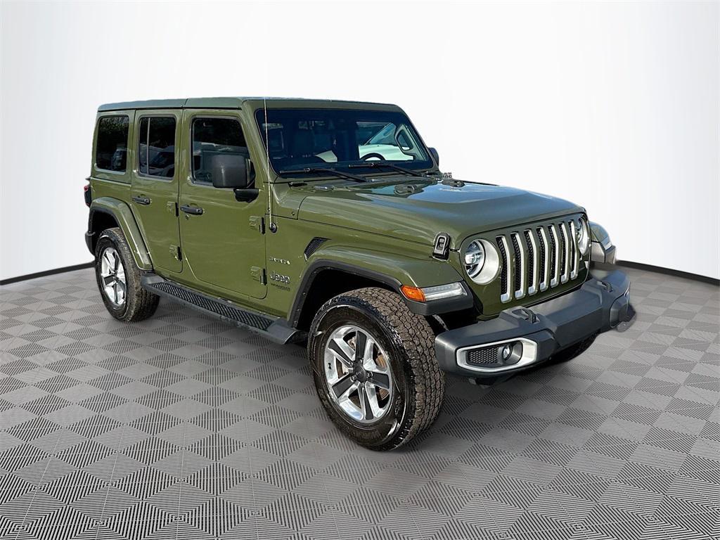 used 2021 Jeep Wrangler Unlimited car, priced at $27,672