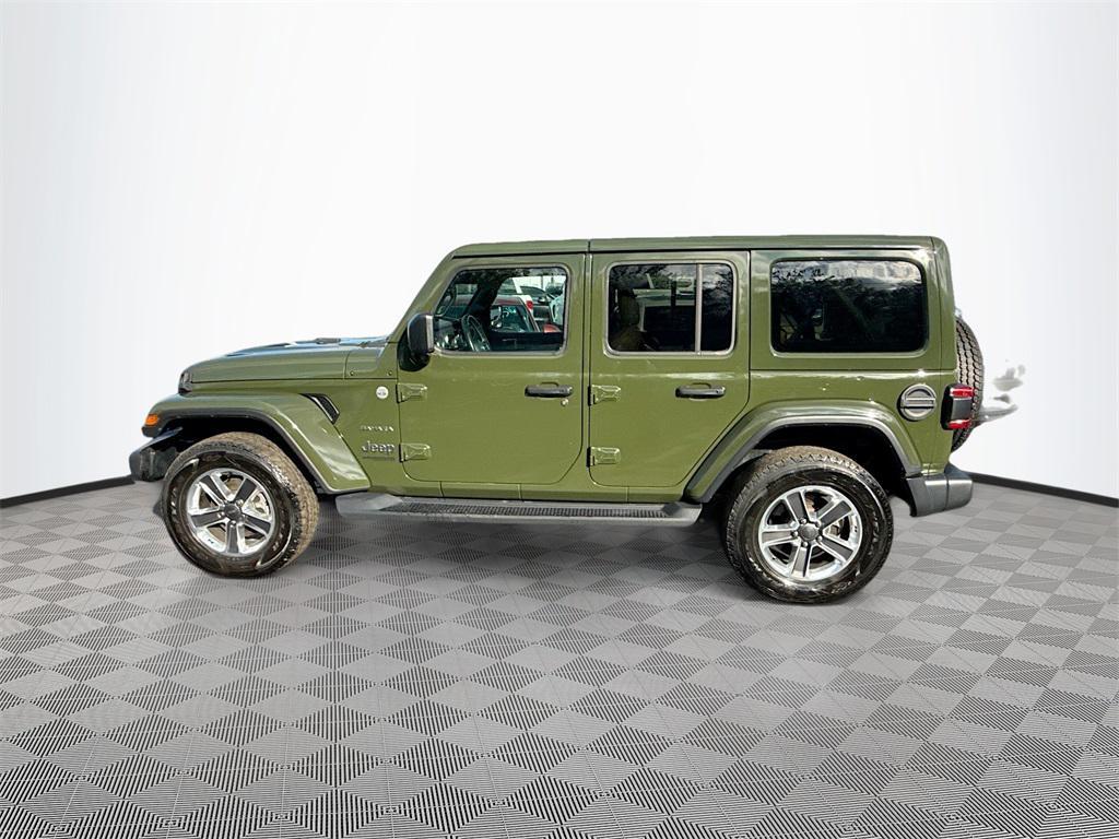 used 2021 Jeep Wrangler Unlimited car, priced at $27,672