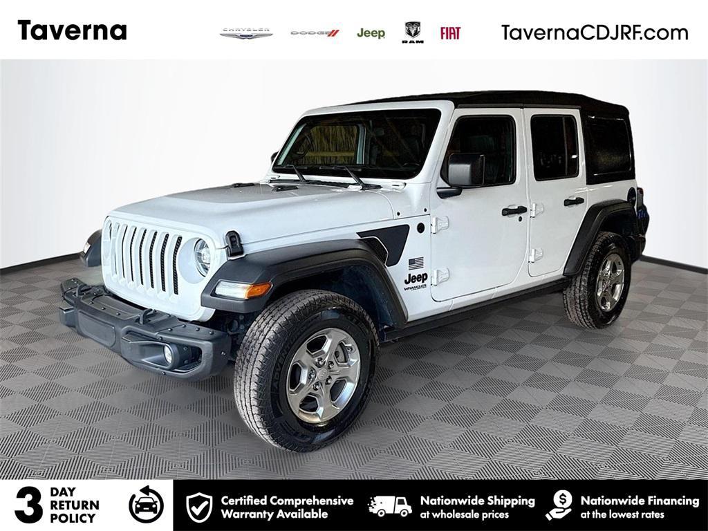 used 2021 Jeep Wrangler Unlimited car, priced at $25,222