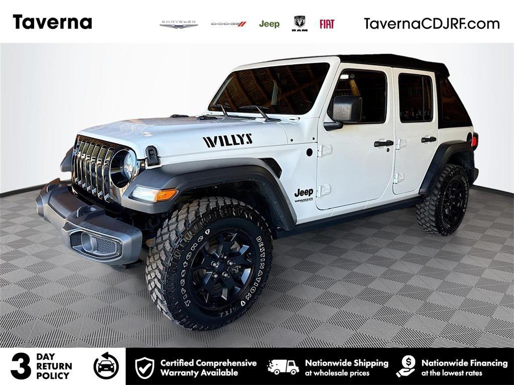 used 2021 Jeep Wrangler car, priced at $24,319
