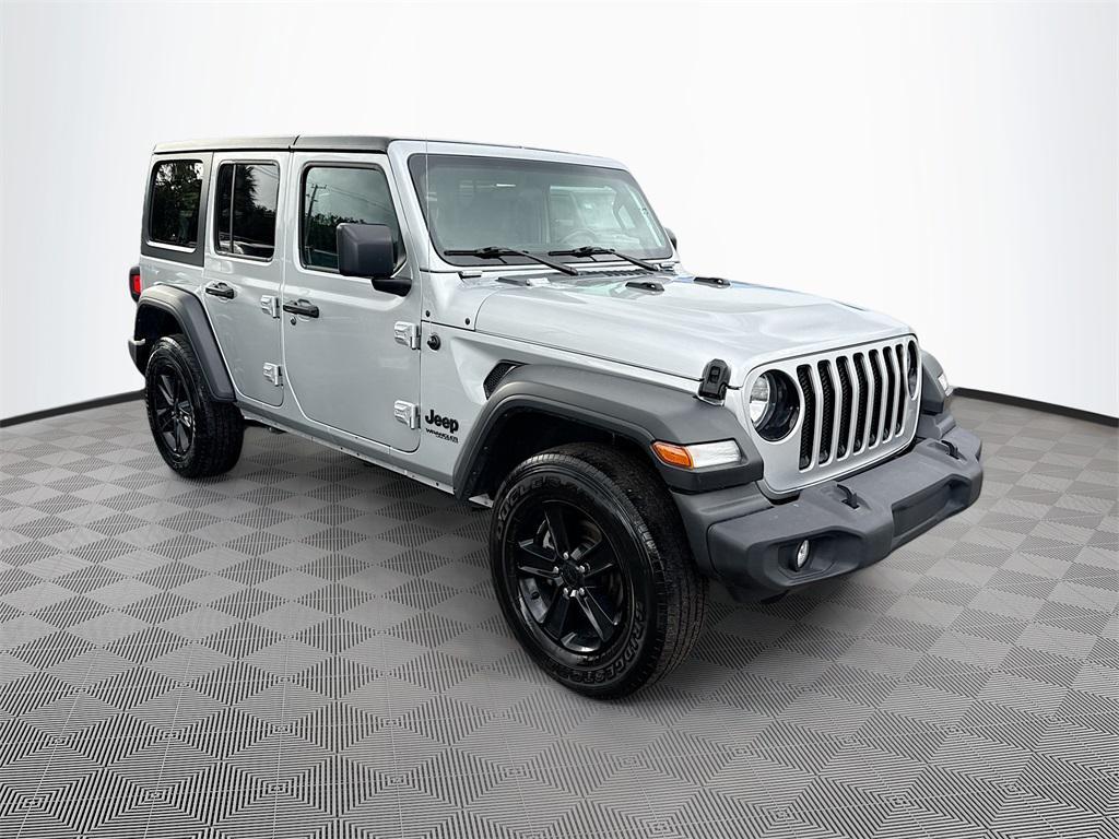used 2022 Jeep Wrangler Unlimited car, priced at $28,396