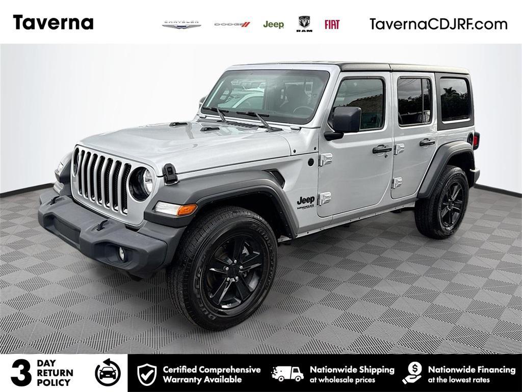 used 2022 Jeep Wrangler Unlimited car, priced at $28,396