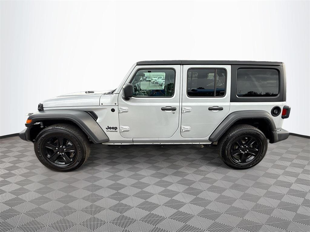 used 2022 Jeep Wrangler Unlimited car, priced at $28,396