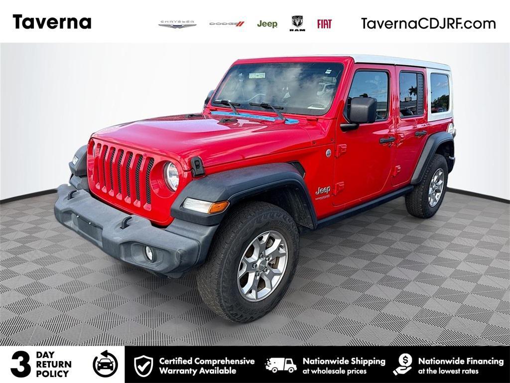 used 2021 Jeep Wrangler Unlimited car, priced at $23,642