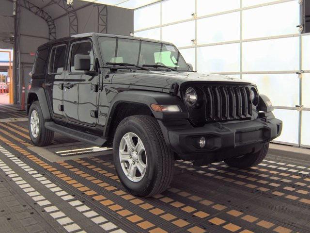 used 2021 Jeep Wrangler Unlimited car, priced at $25,188