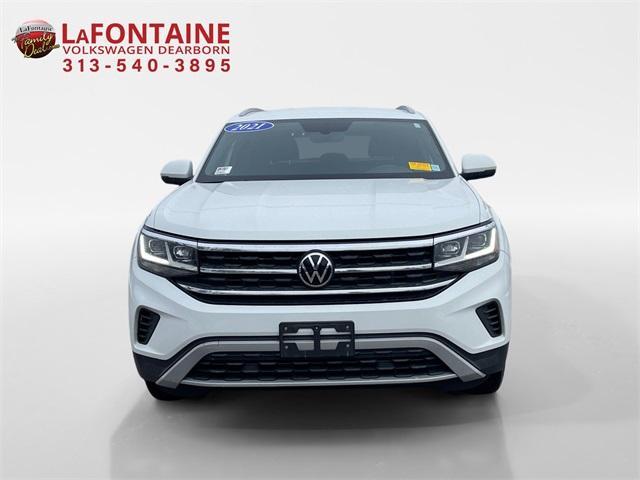 used 2021 Volkswagen Atlas Cross Sport car, priced at $20,000