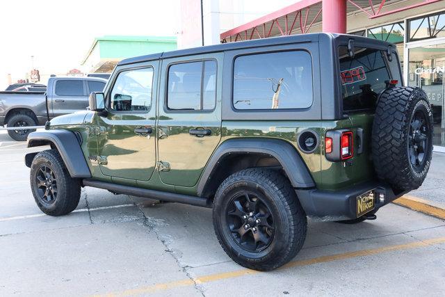 used 2021 Jeep Wrangler Unlimited car, priced at $31,988