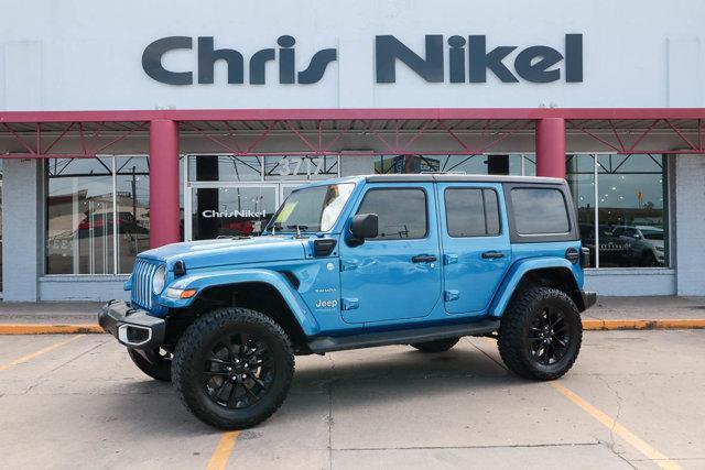 used 2021 Jeep Wrangler Unlimited 4xe car, priced at $41,988