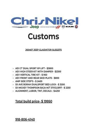 new 2025 Jeep Gladiator car, priced at $75,529