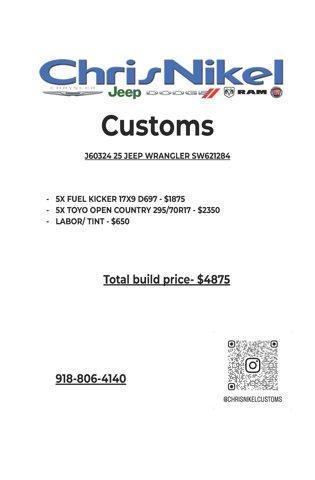 new 2025 Jeep Wrangler car, priced at $43,988