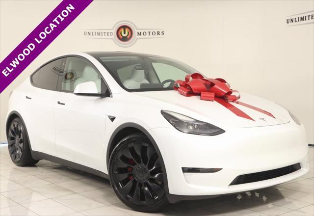 used 2022 Tesla Model Y car, priced at $35,995