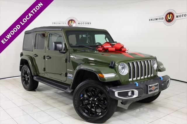 used 2022 Jeep Wrangler Unlimited 4xe car, priced at $34,995