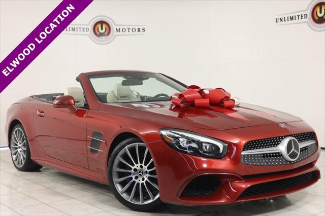 used 2019 Mercedes-Benz SL 550 car, priced at $44,995