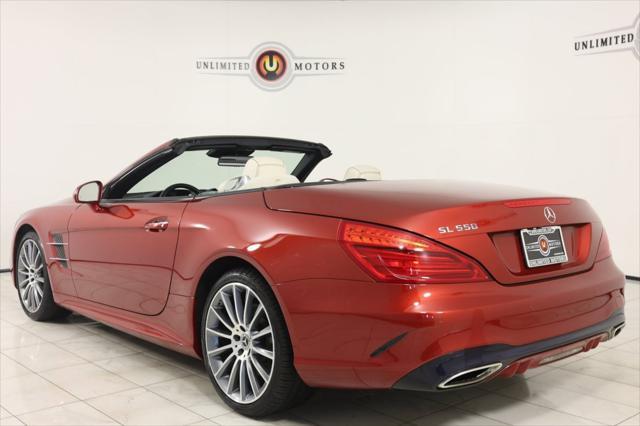 used 2019 Mercedes-Benz SL 550 car, priced at $44,995