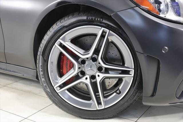 used 2021 Mercedes-Benz AMG C 43 car, priced at $41,995