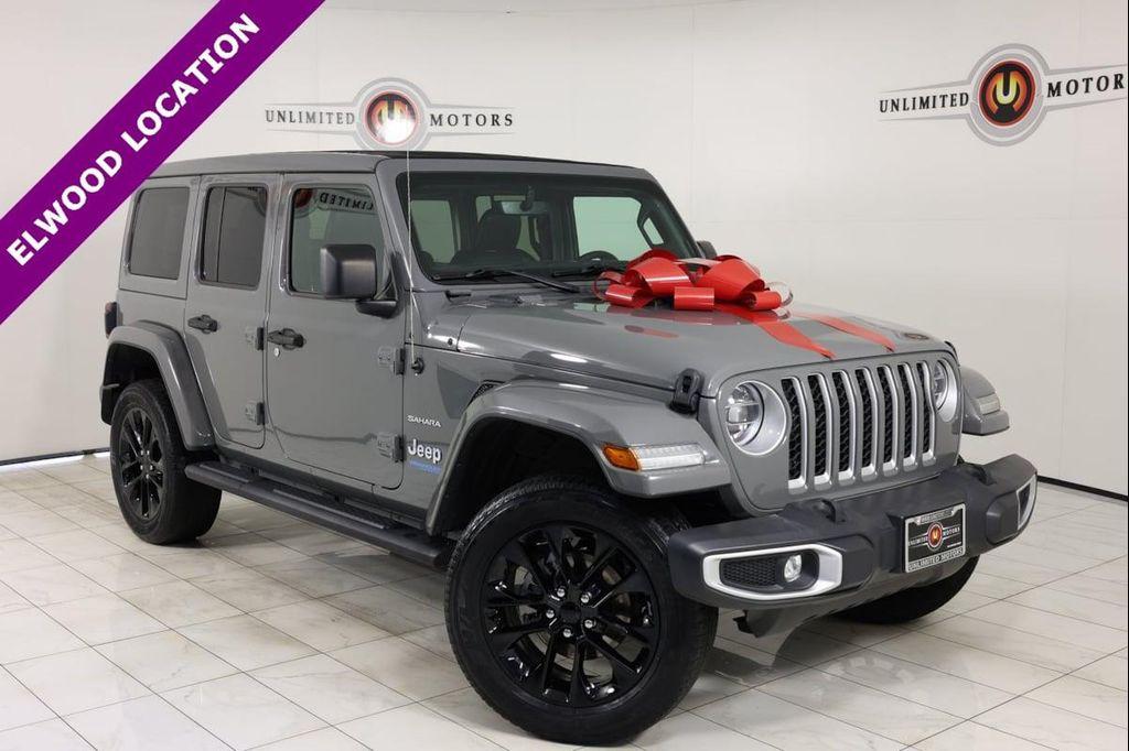 used 2021 Jeep Wrangler Unlimited 4xe car, priced at $32,995