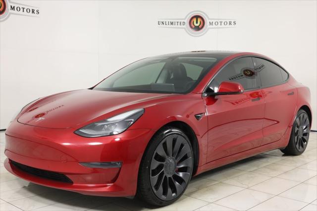 used 2021 Tesla Model 3 car, priced at $28,995